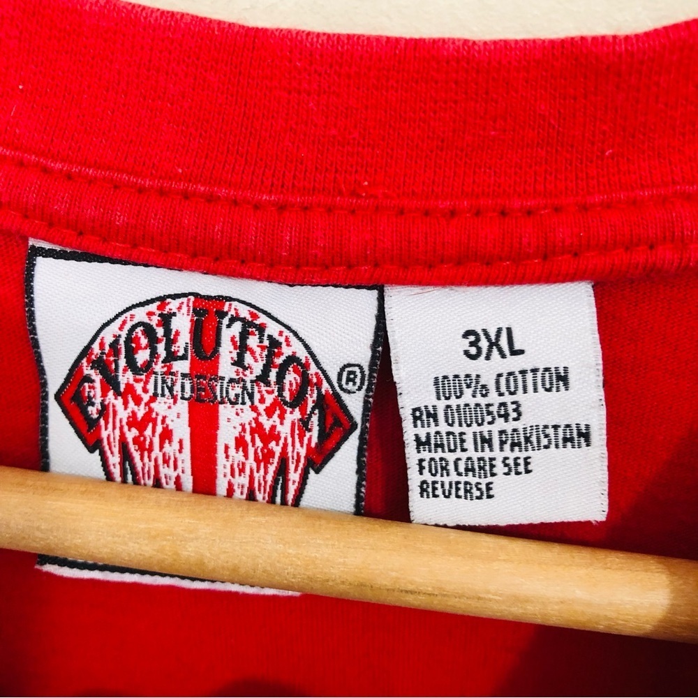 Vintage Y2K Evolution Design  Embroidered Tee - Picture 4 of 5